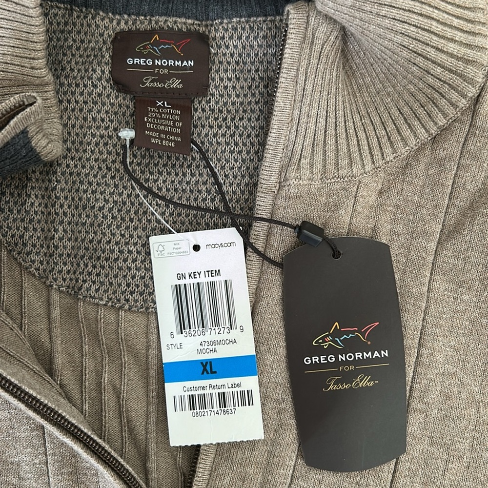 Men's Greg Norman Sweater - Picture 4 of 8